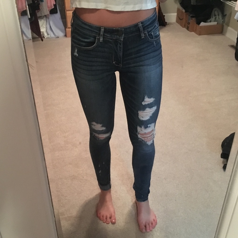 Abercrombie & Fitch Distressed Jeans